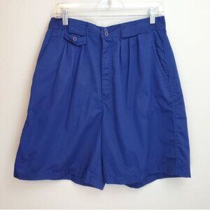 Vintage Carriage Court high waist wide leg shorts